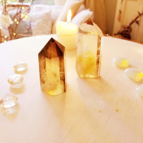 Julia Smoky  Quartz Citrine Towers