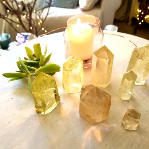 Yellow Desert Citrine Towers Assorted
